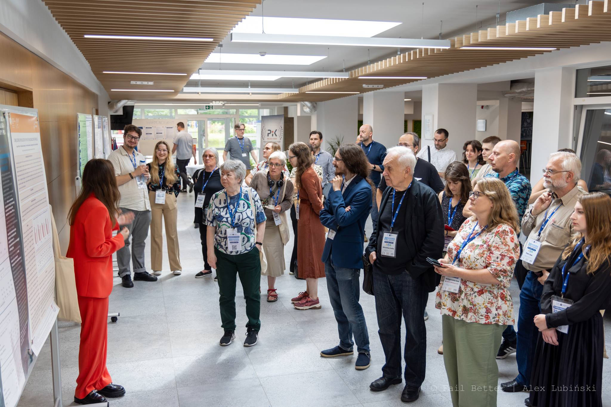 Uczestnicy sesji posterowej